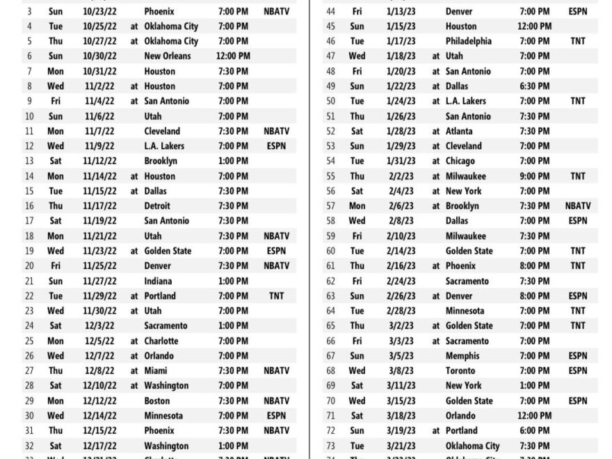 Here Is The 2022 2023 Clippers Season Calendar Starting Lakers Ending Suns Before Playoffs and A Ring R LAClippers