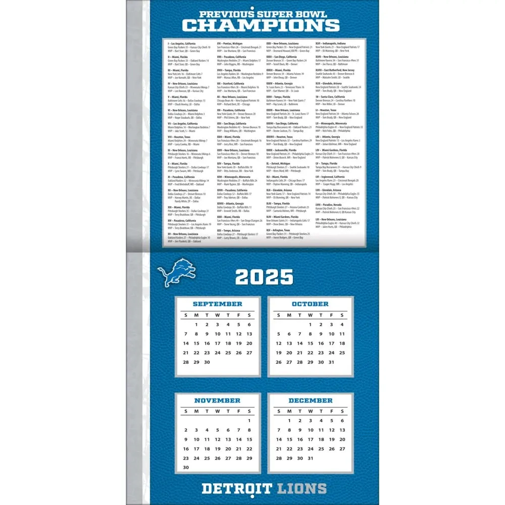 Detroit Lions Football Schedule 2026 Printable Detroit Lions Football Schedule 2026 Printable