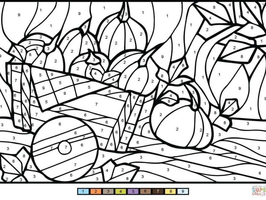 11 Printable Color By Numbers Pages Stephen s Place