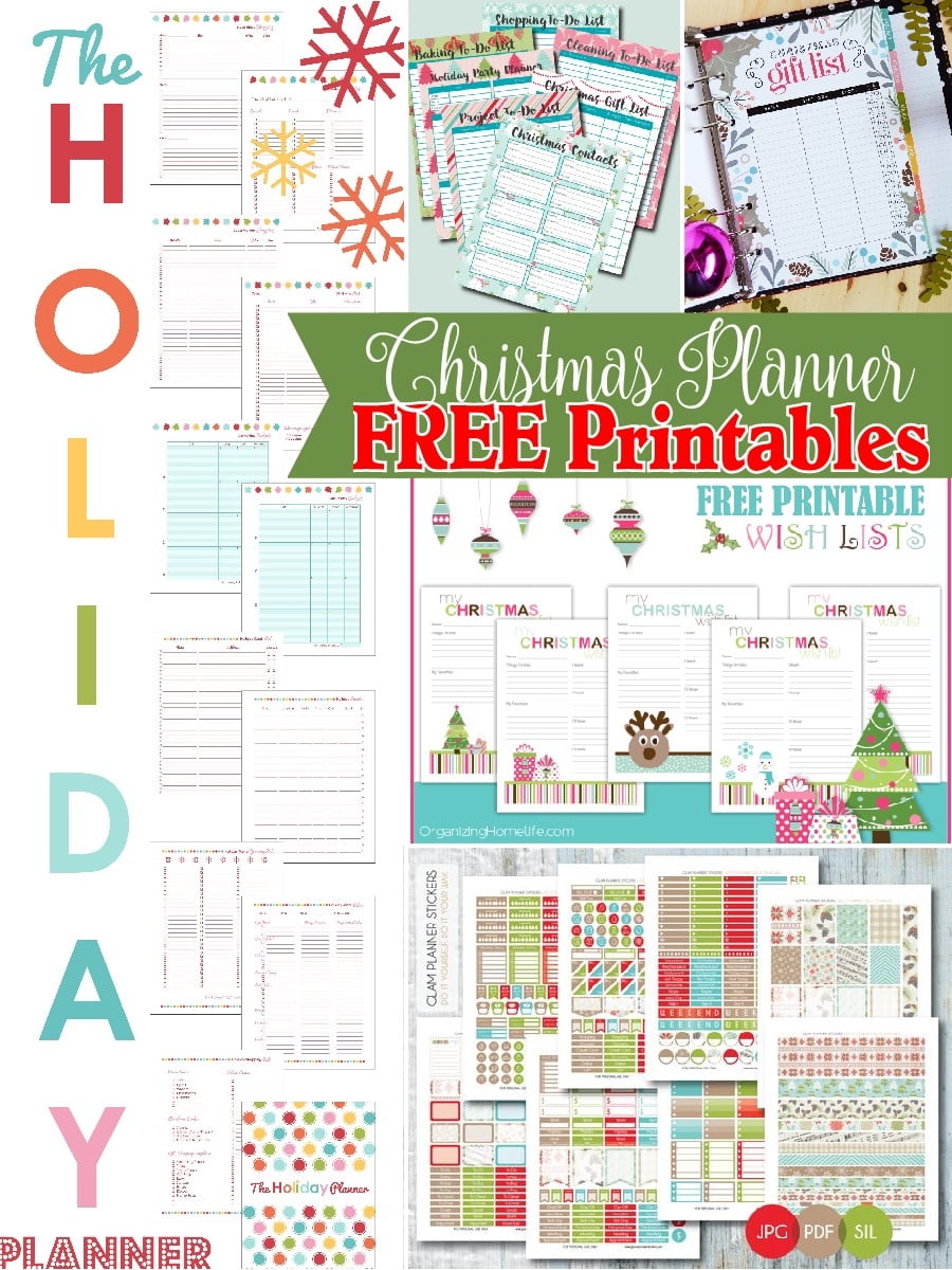 Christmas Happy Planner Printables