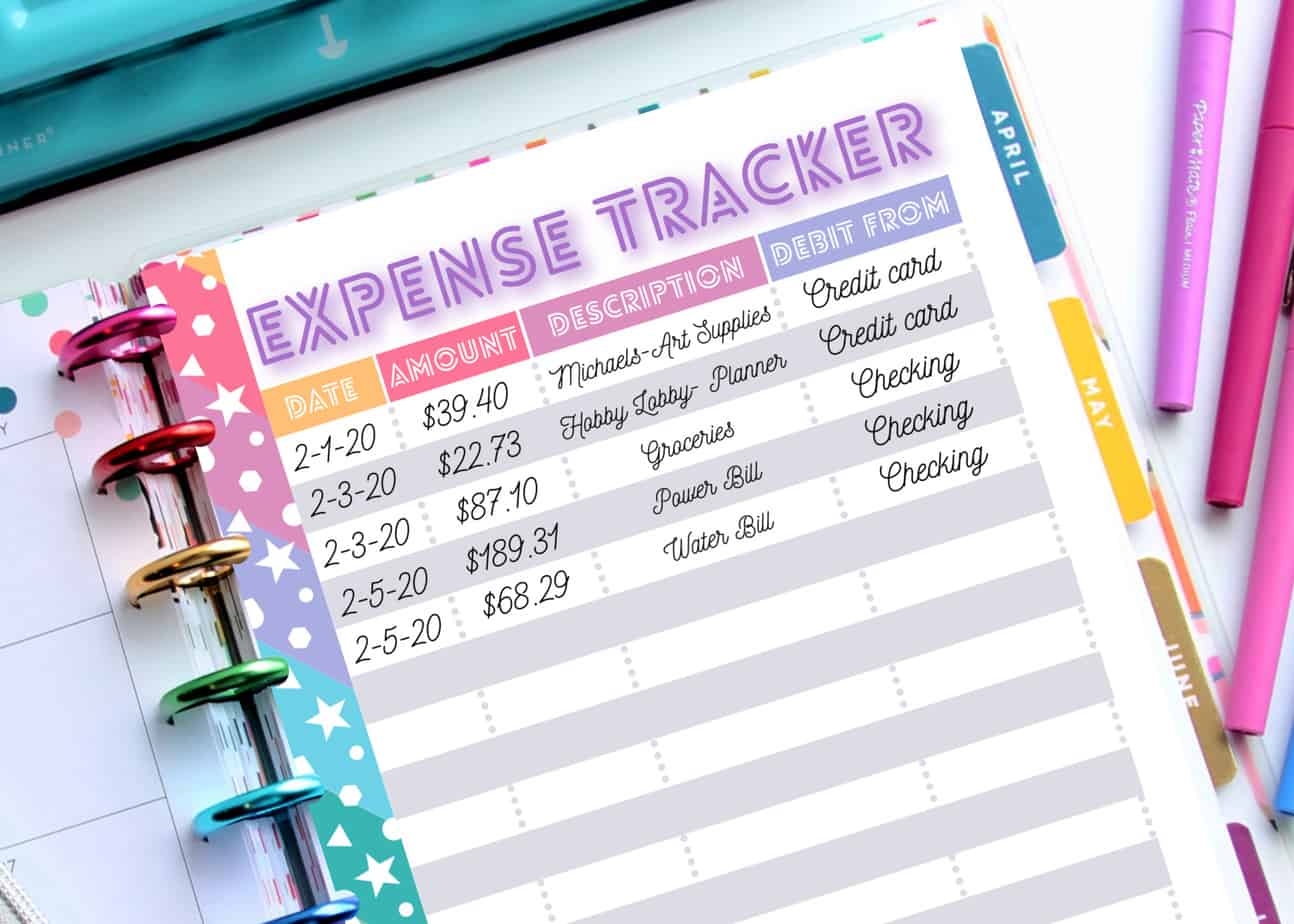 Printable Budget For Happy Planner Printable Budget For Happy Planner