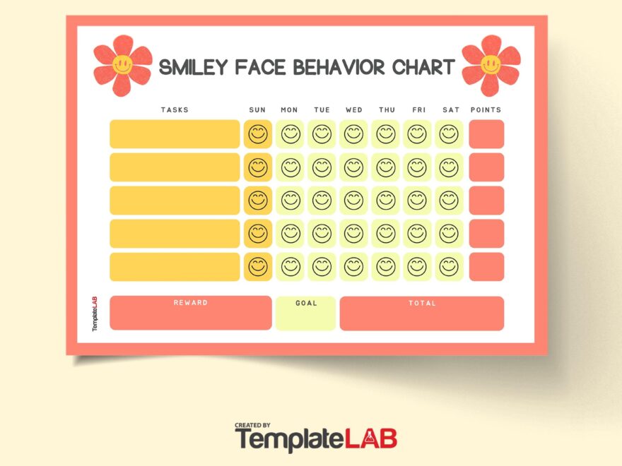 19 Printable Behavior Chart Templates for Kids TemplateLab