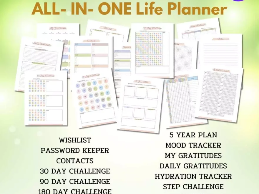 2025 2026 All in one Life Planner MasterBundles