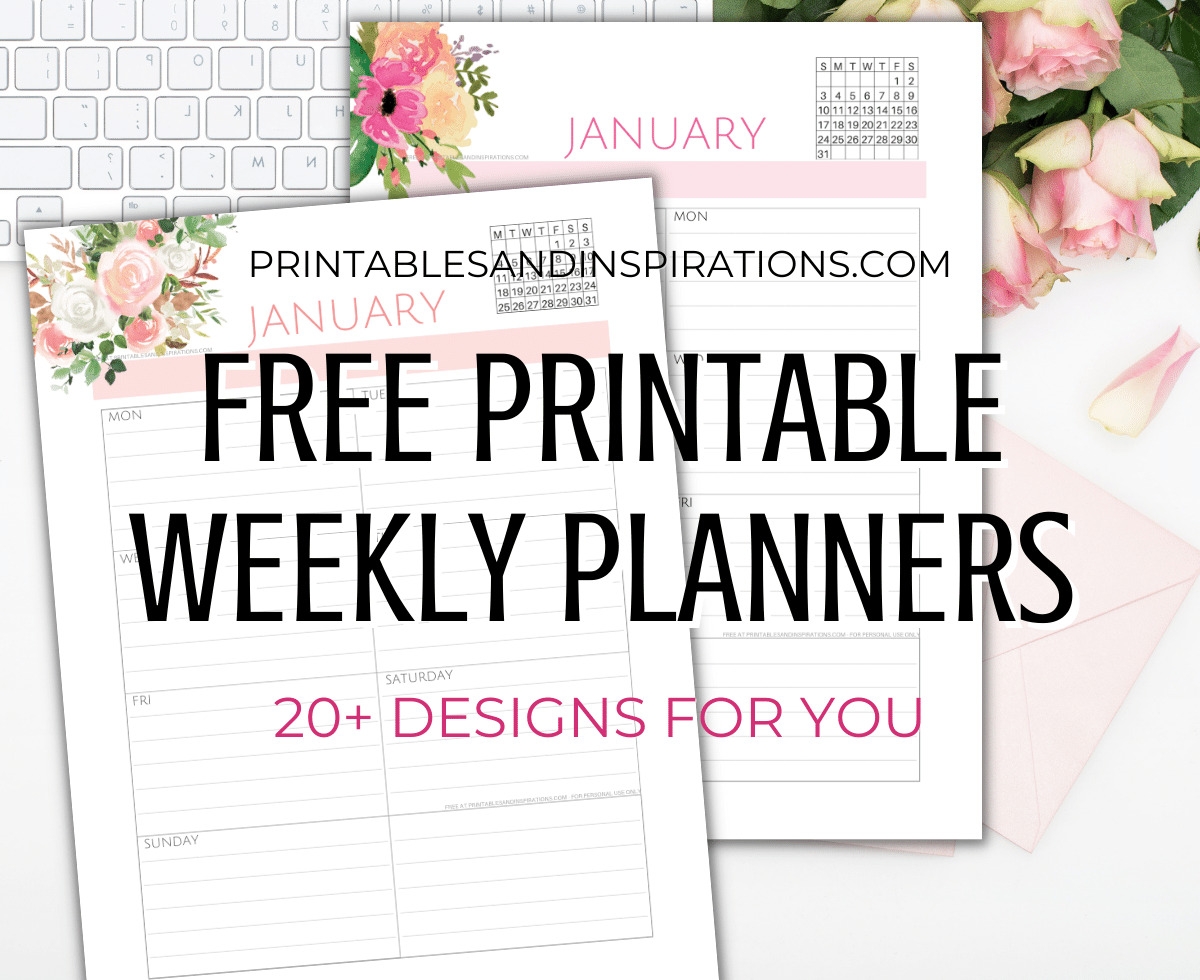 2025 2026 Free Printable Weekly Planner List Printables And Inspirations 2025 2026 Free Printable Weekly Planner List Printables And Inspirations
