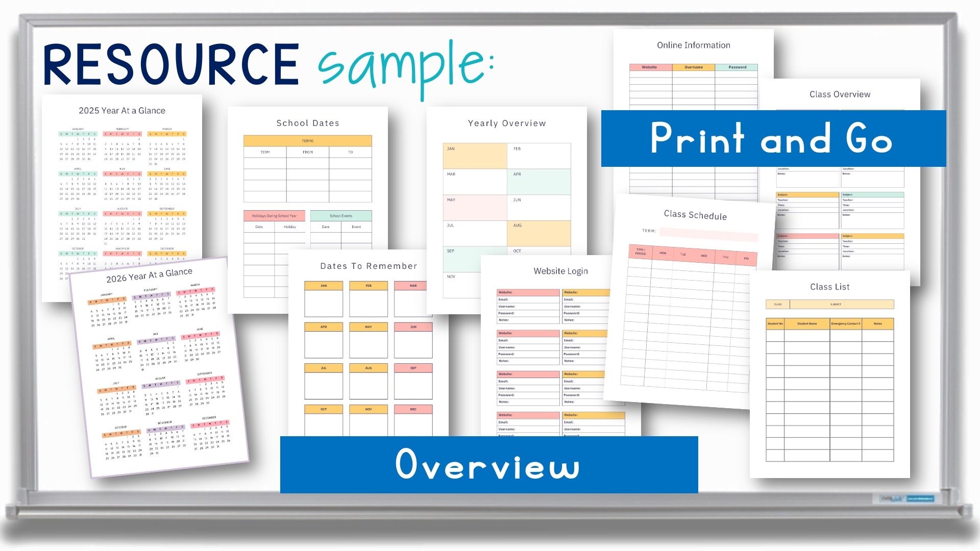 2025 2026 Student Planner Printable Planning Templates Students Plan Book Binder Made By Teachers