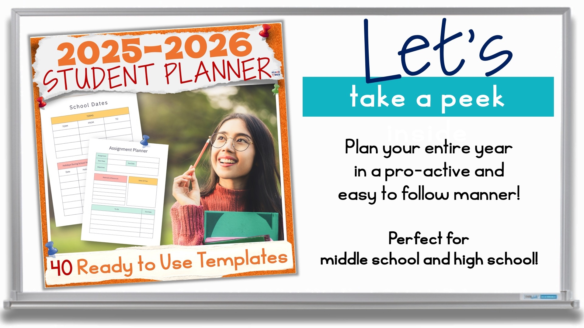 Printable School Planner Book 2026