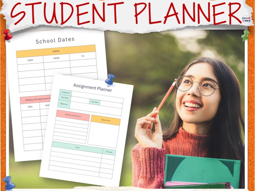 2025 2026 Student Planner Printable Planning Templates Students Plan Book Binder Made By Teachers