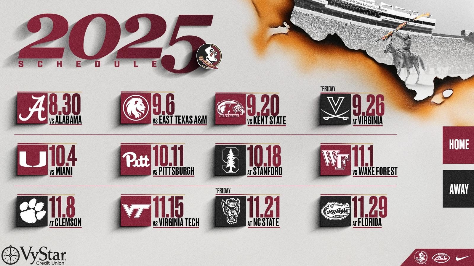 Fsu Football Printable Schedule