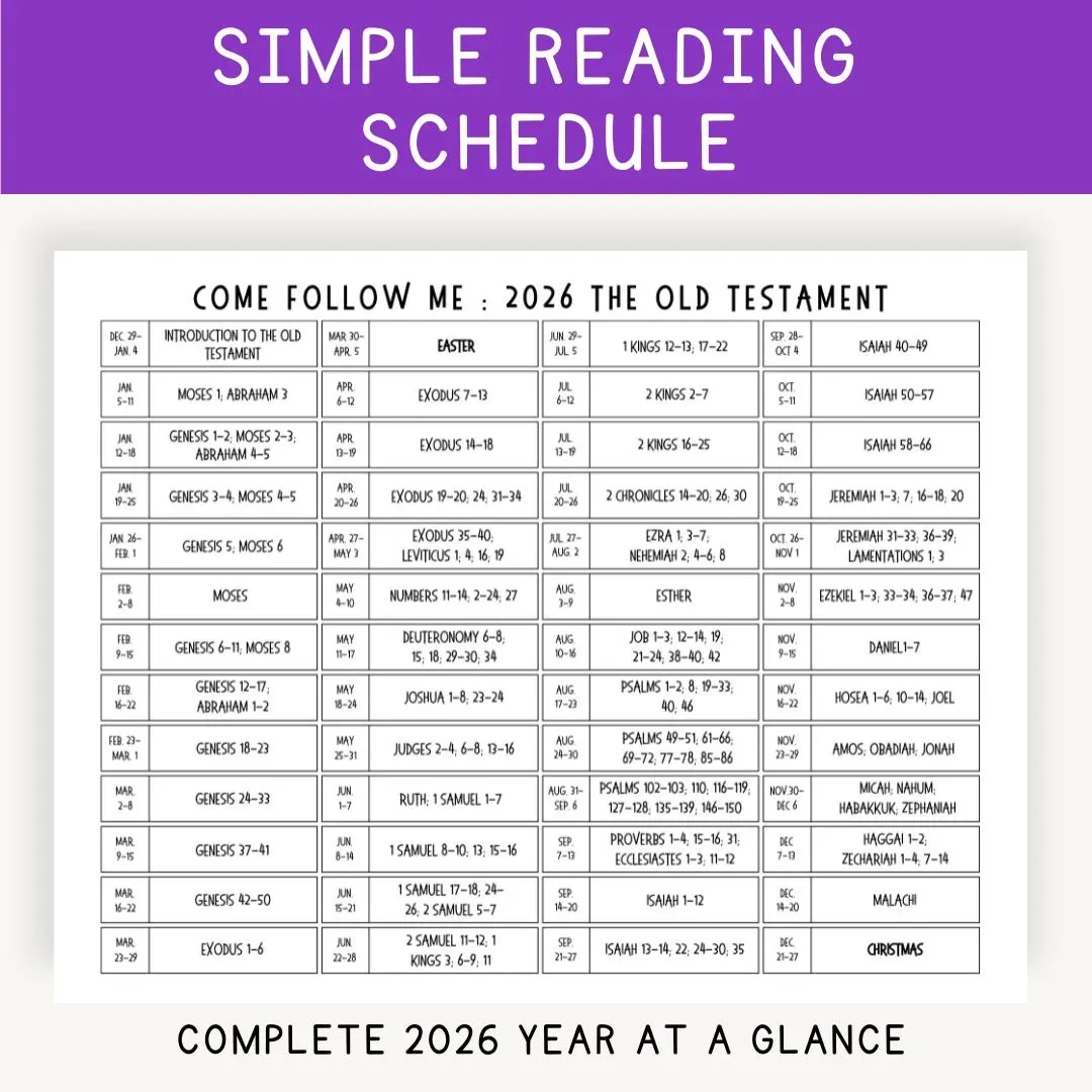 2026 Come Follow Me Old Testament Schedule LDS Old Testament Schedule Ward Bulletin Board Printable Come Follow Me 2026 Reading Schedule Etsy 2026 Come Follow Me Old Testament Schedule LDS Old Testament Schedule Ward Bulletin Board Printable Come Follow Me 2026 Reading Schedule Etsy