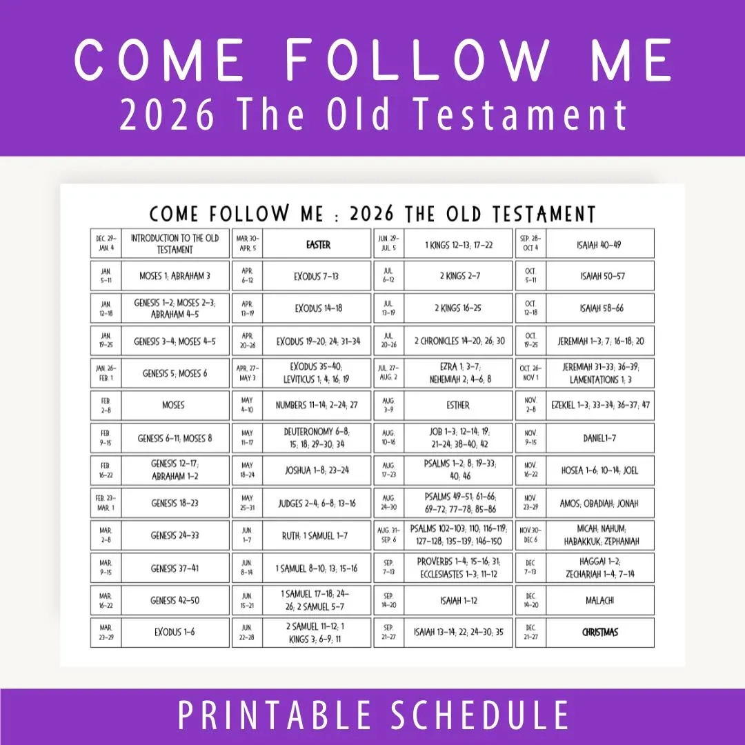 2026 Come Follow Me Old Testament Schedule LDS Old Testament Schedule Ward Bulletin Board Printable Come Follow Me 2026 Reading Schedule Etsy 2026 Come Follow Me Old Testament Schedule LDS Old Testament Schedule Ward Bulletin Board Printable Come Follow Me 2026 Reading Schedule Etsy