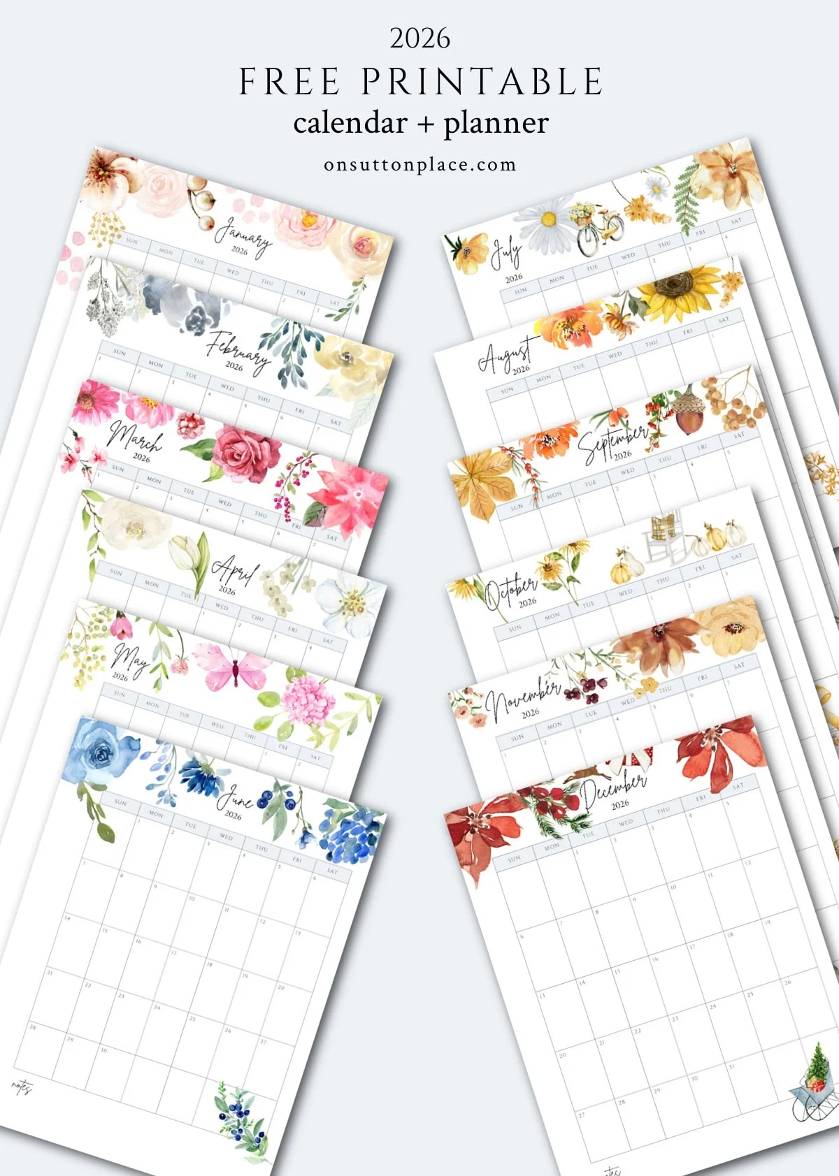 Diy Planner 2026 Free Printable