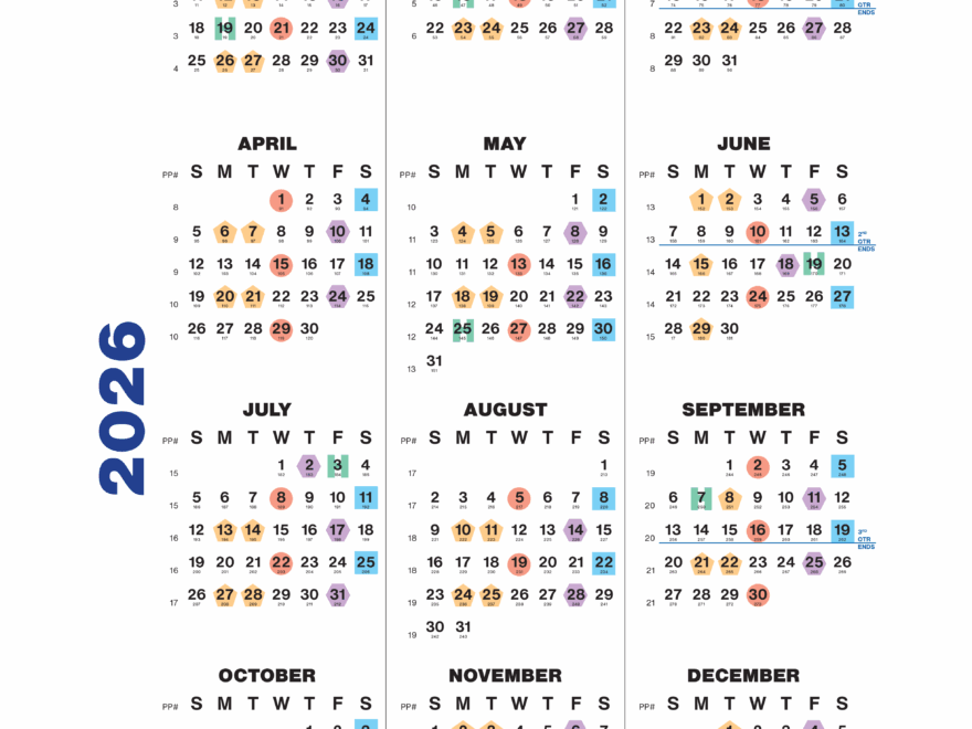 2026 Payroll Calendar GSA