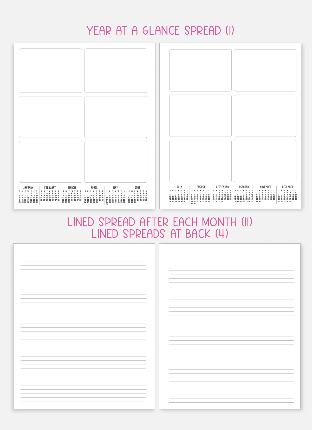 Fee Planner Printables 2026