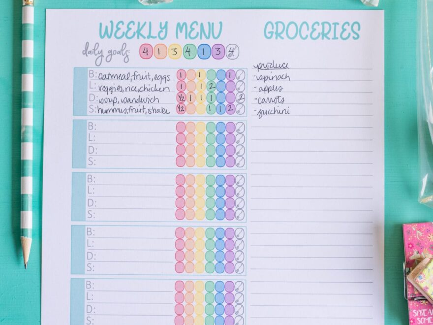 21 Day Fix Planners Printables Carrie Elle