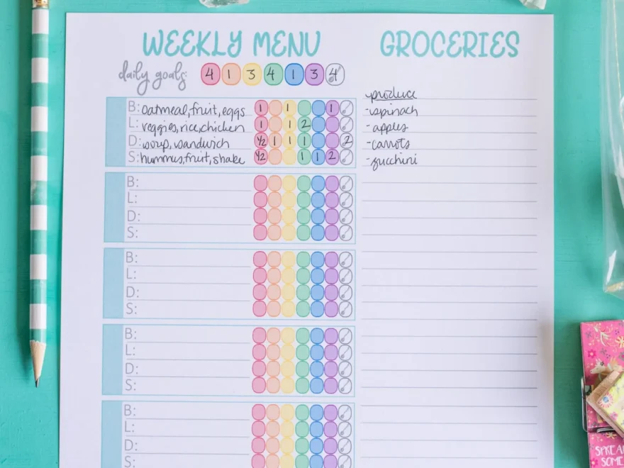 21 Day Fix Planners Printables Carrie Elle