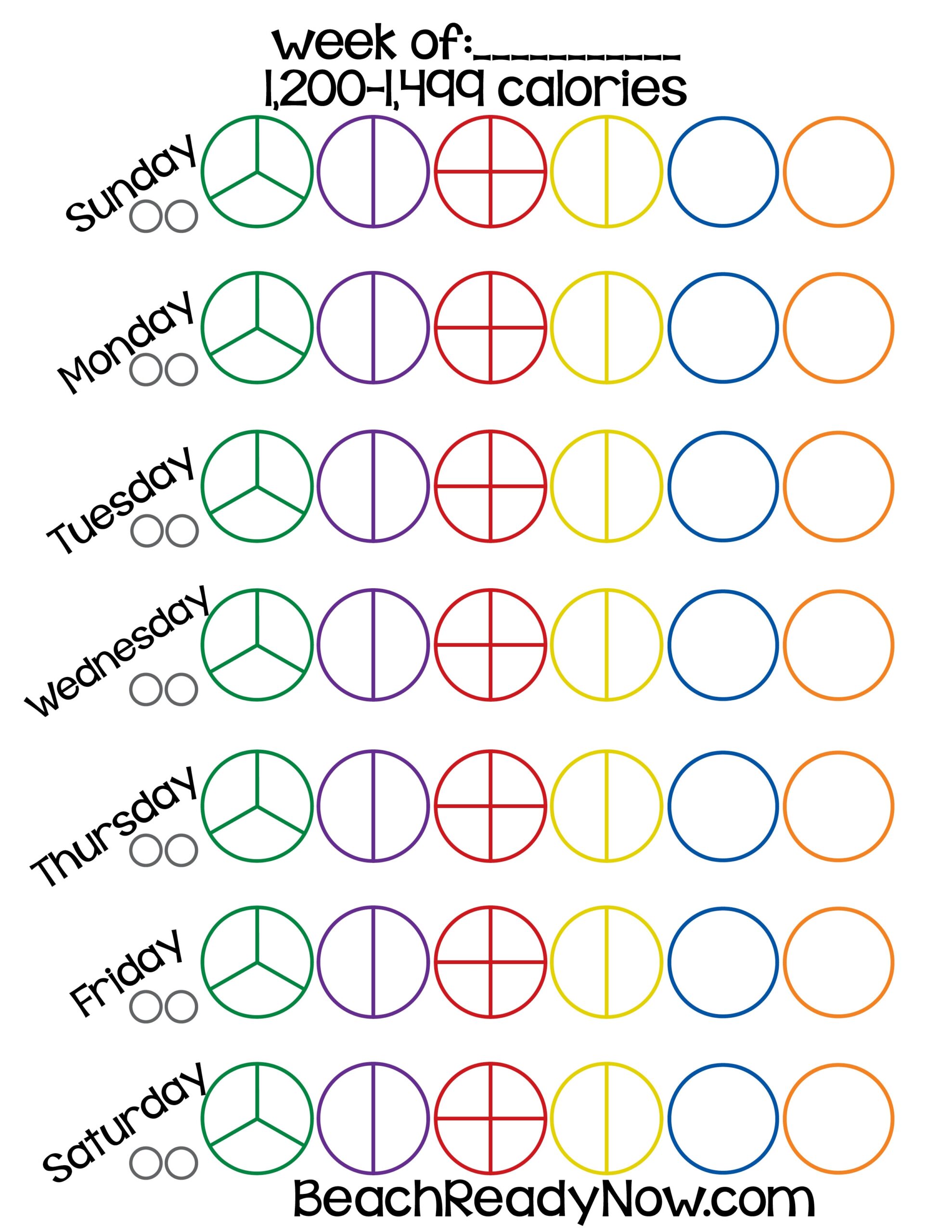 21 Day Fix Printable Tally Sheets Beach Ready Now 21 Day Fix Printable Tally Sheets Beach Ready Now