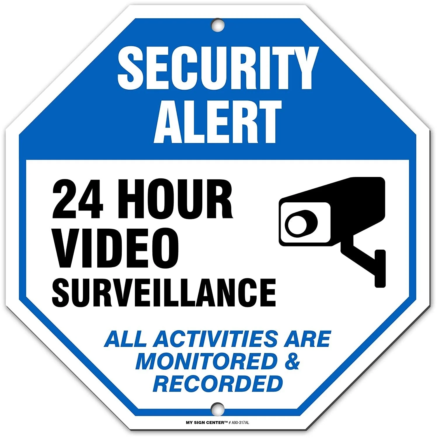 Printable Security System Signs