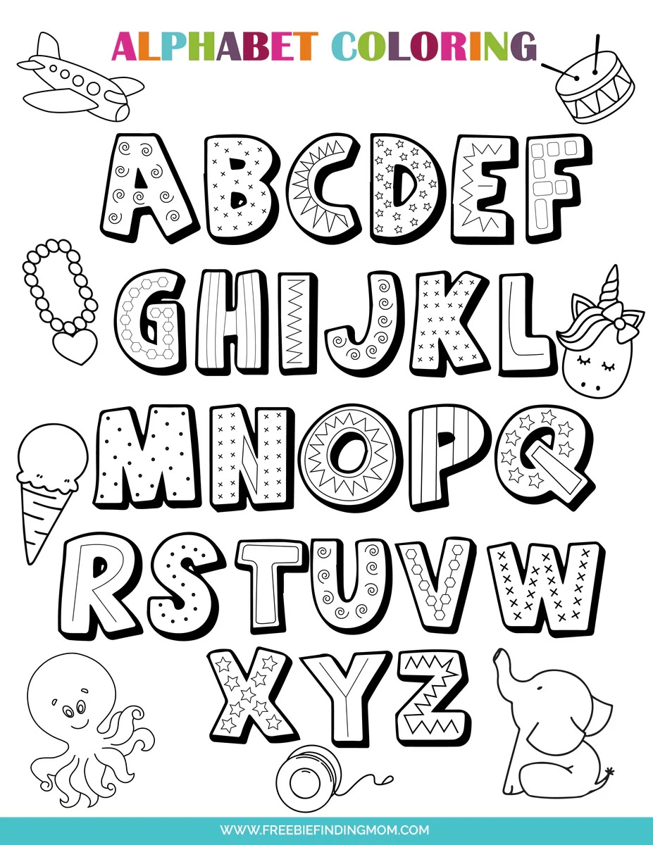 Outlaw Bubble Letters Color Sheets Printable
