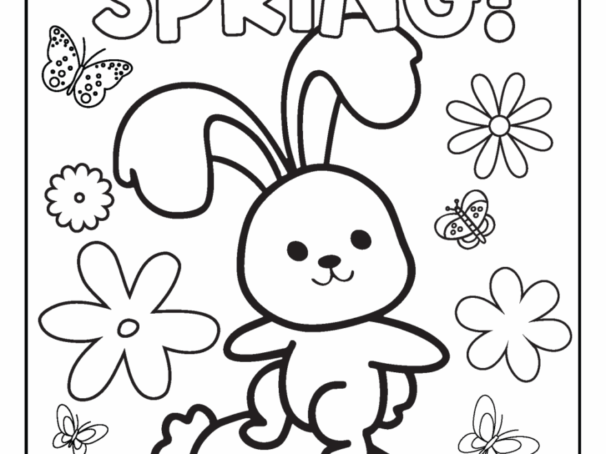 35 Spring Coloring Pages Free PDF Printables Daydream Into Reality