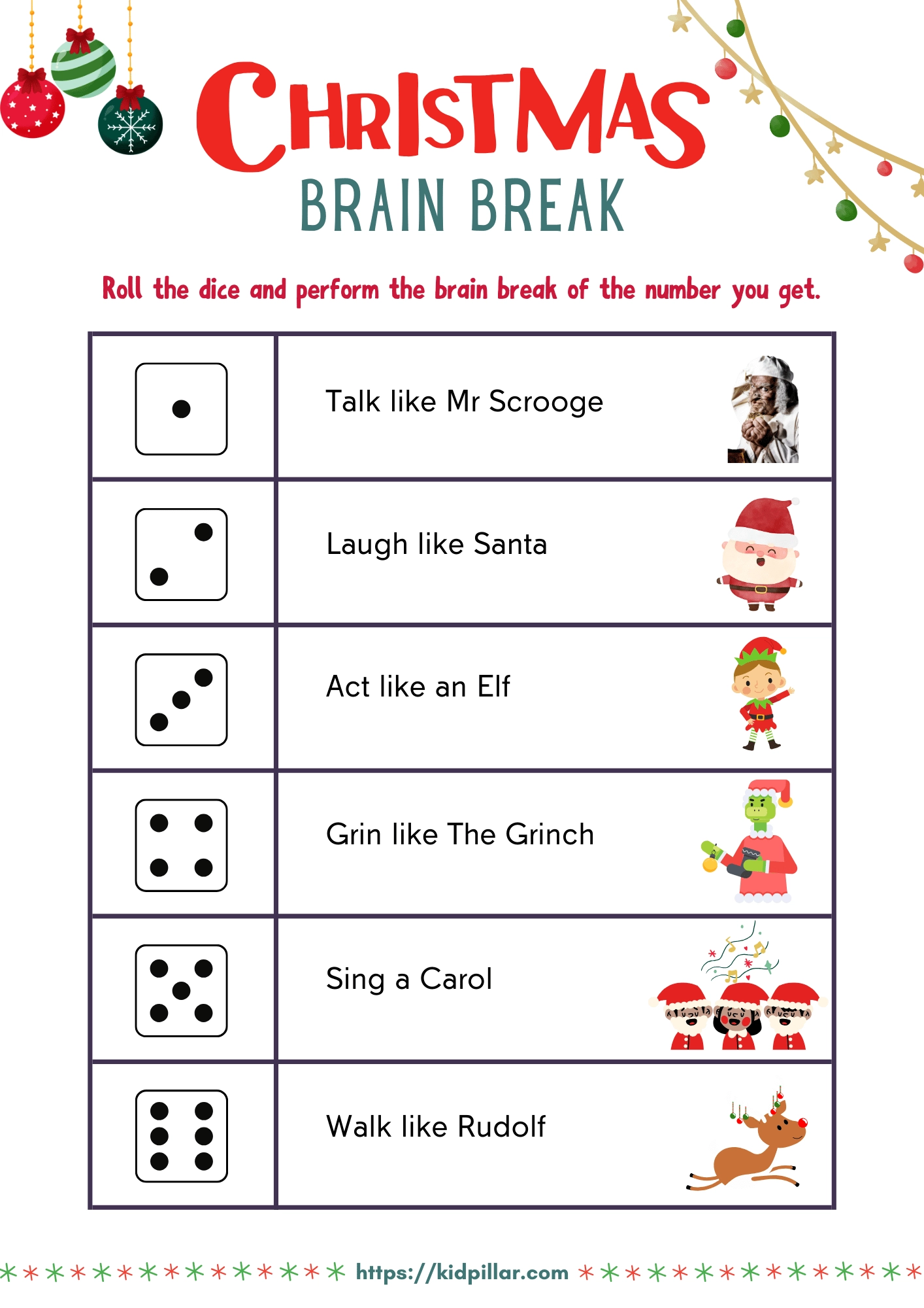 Christmas Quiz Printable Challenge The Brain