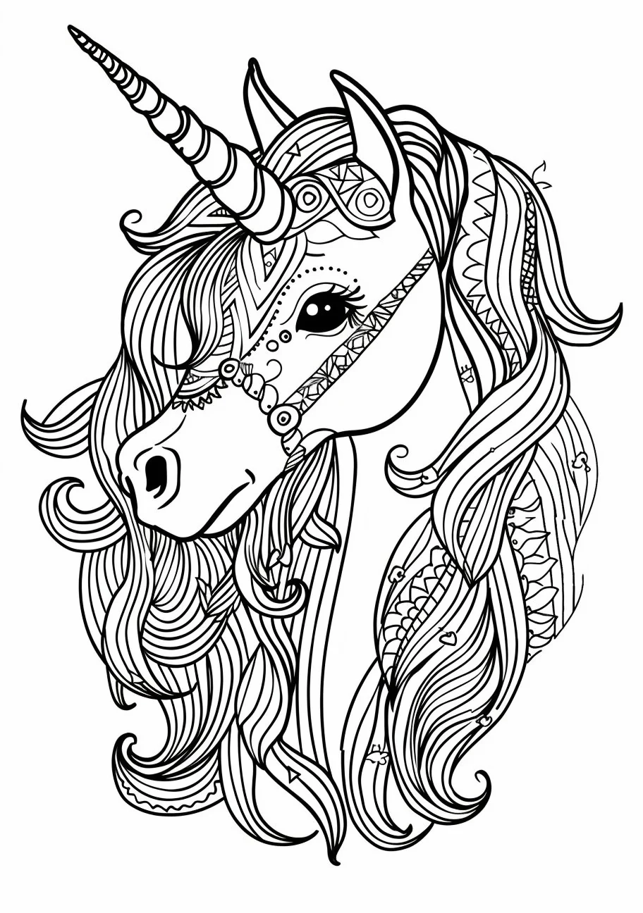 50 Cute Mandala Unicorn Coloring Pages My Coloring Zone