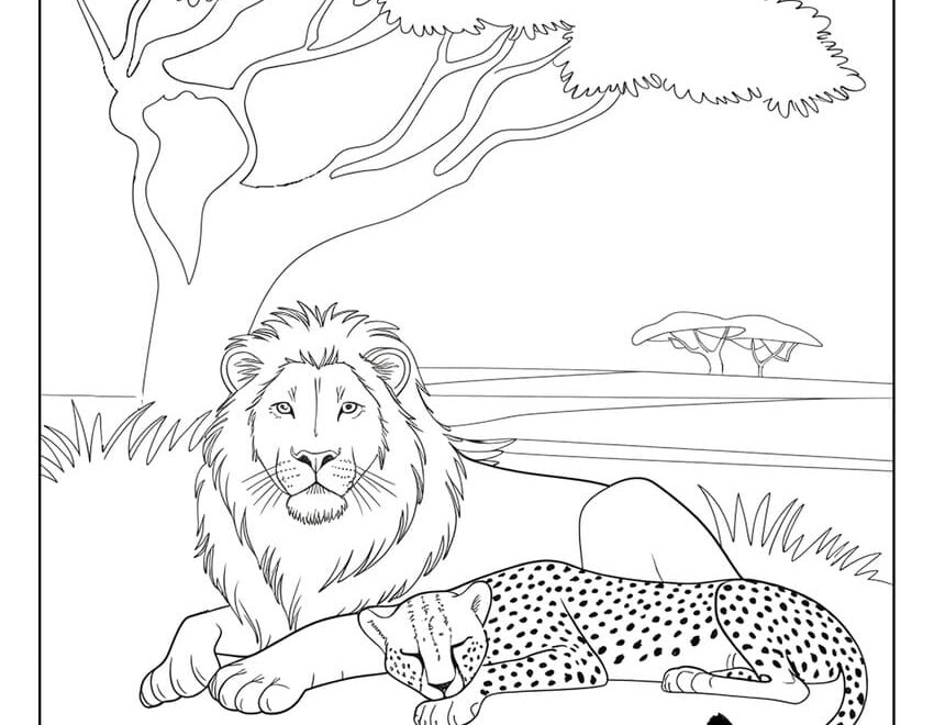 54 Lion Coloring Pages Free Printables For All Ages