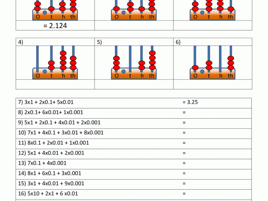 5th Grade Place Value Worksheets
