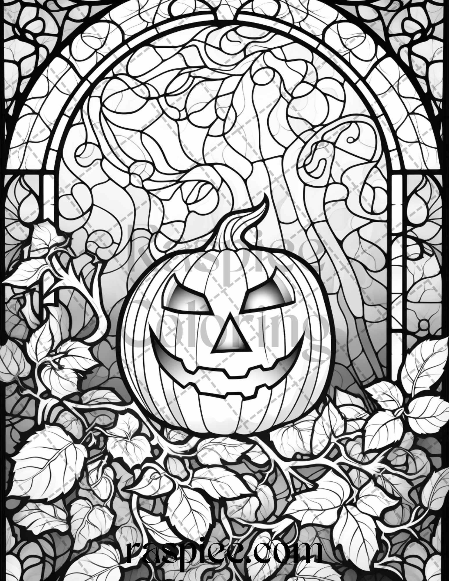 Printable Halloween Coloring For Adult Sheets