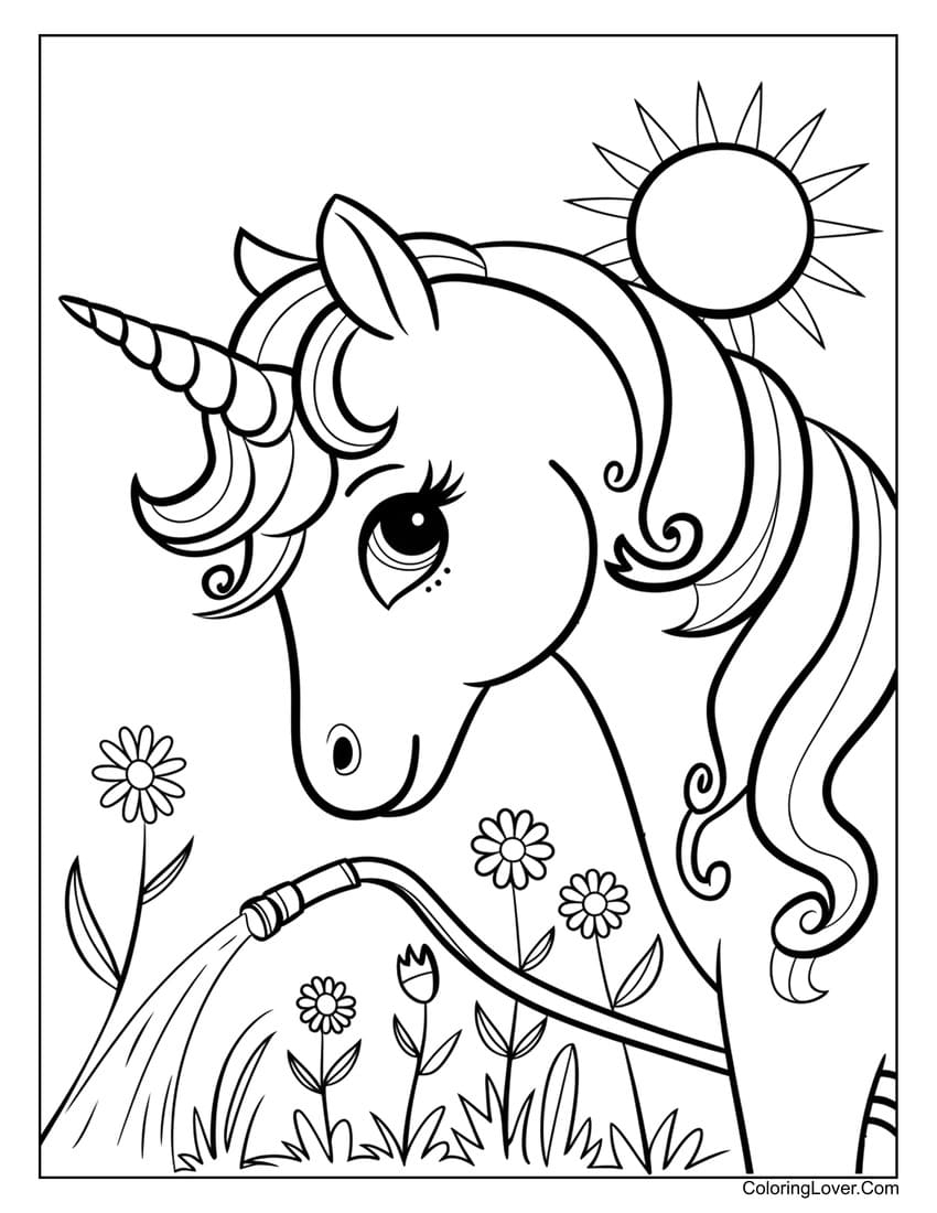 76 Unicorn Coloring Pages Free Printables For All Ages 