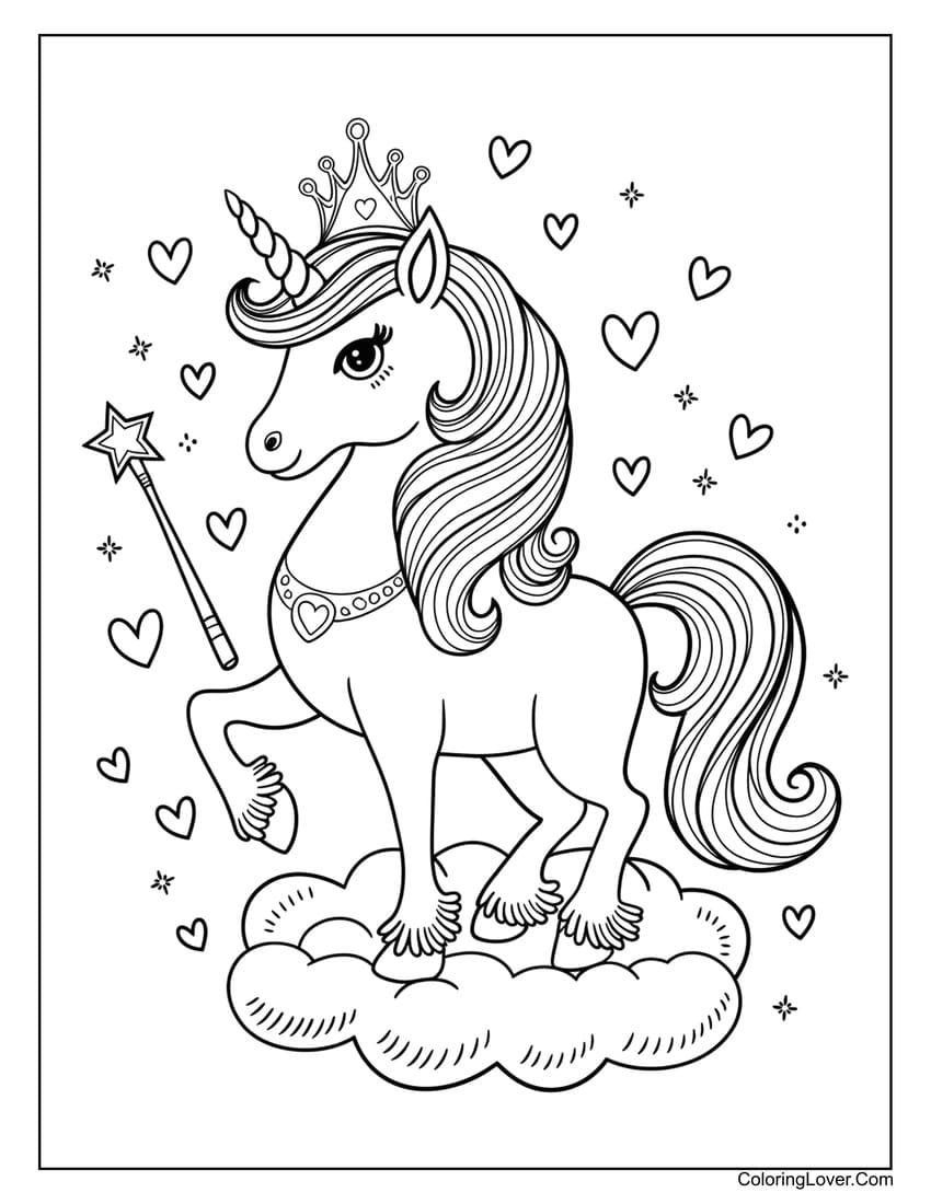 76 Unicorn Coloring Pages Free Printables For All Ages 