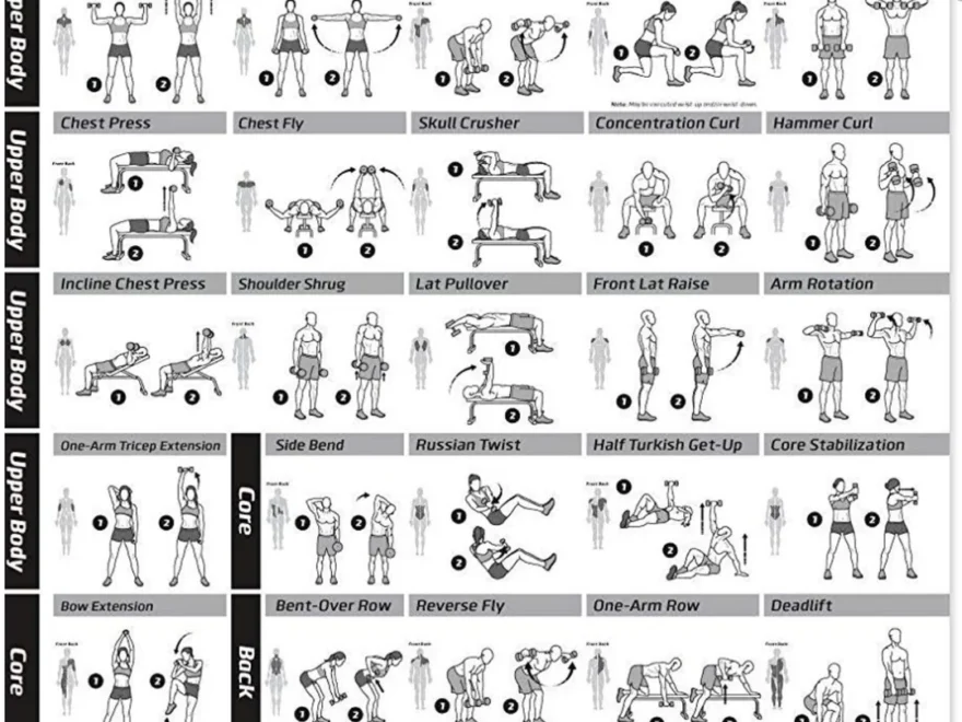 A Guide To Workout With Only Dumbells R coolguides