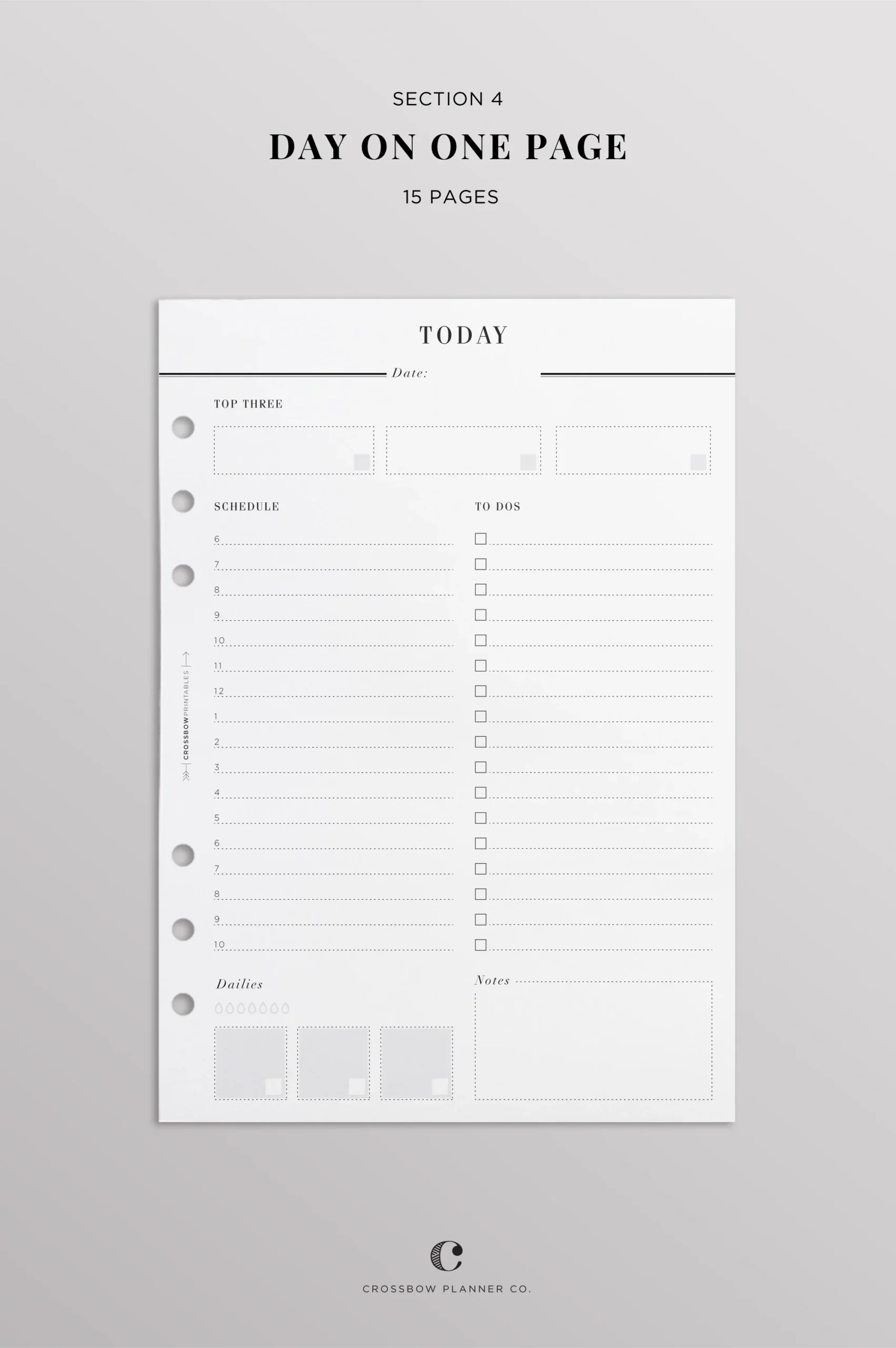 A5 Planner Starter Kit For 6 Ring Planners Crossbow Planner Co 