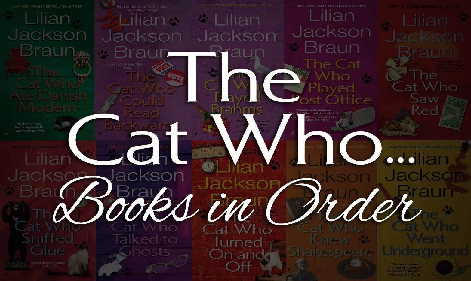 All 30 The Cat Who Books In Order Ultimate Guide  All 30 The Cat Who Books In Order Ultimate Guide