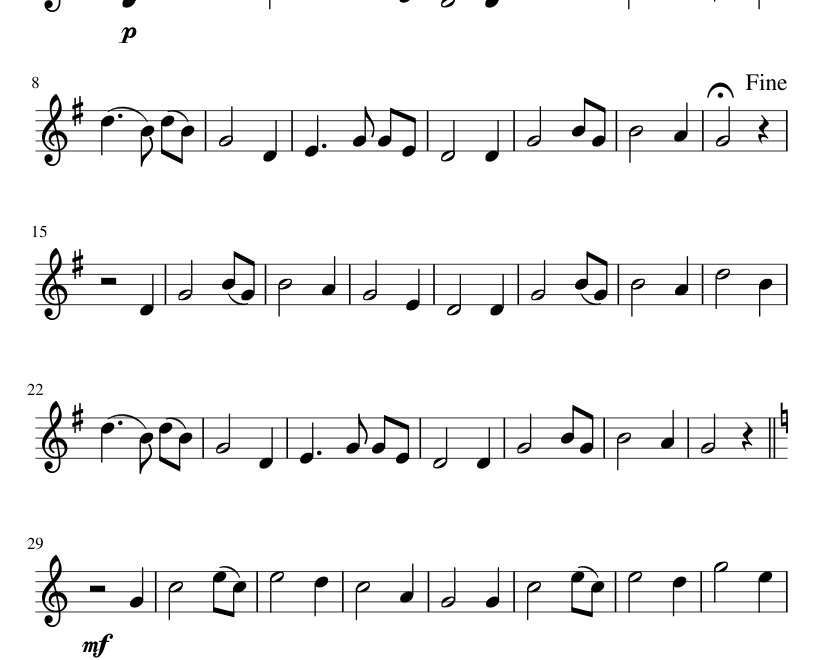 Amazing Grace Sheet Music For Flute Solo MuseScore