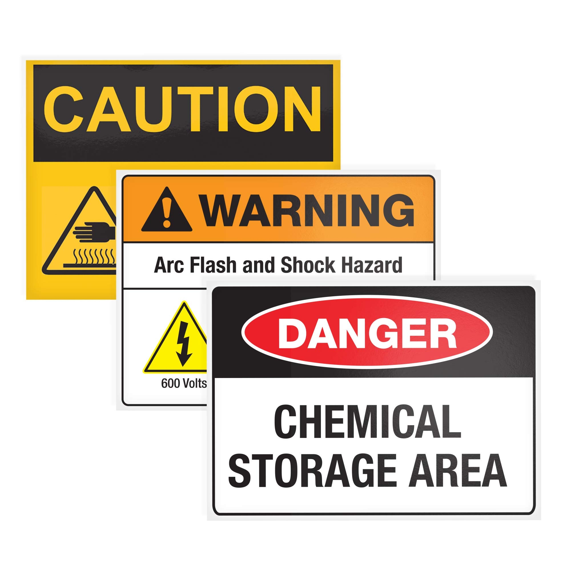 Amazon Avery Printable Warning Signs 8 X 8 Water Chemical Resistant 15 Removable Labels 61513 
