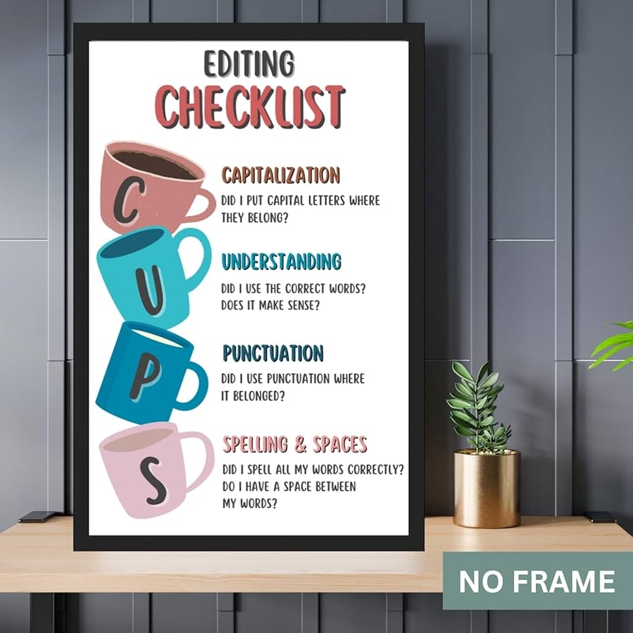 Cups Printable Chart Editing