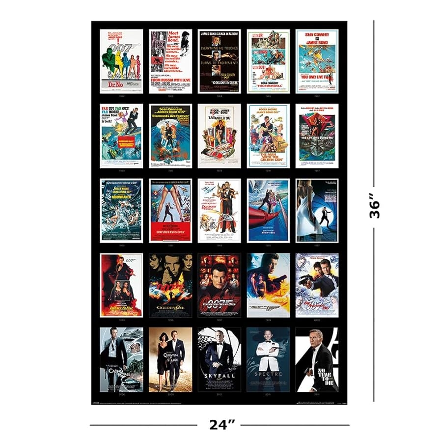 Printable List Of James Bond Movies