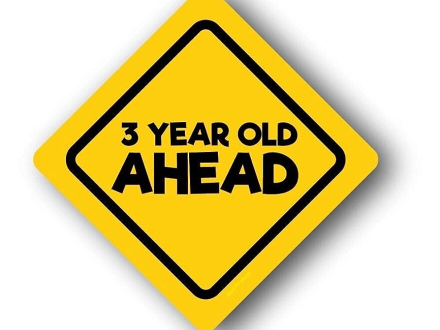 Amazon Jayd Products 3 Year Old Birthday Caution Signs 3ct 16 5 Across Construction Party Signs Threenager Ahead Three Year Old Ahead And Happy Birthday Cut outs Industrial Scientific