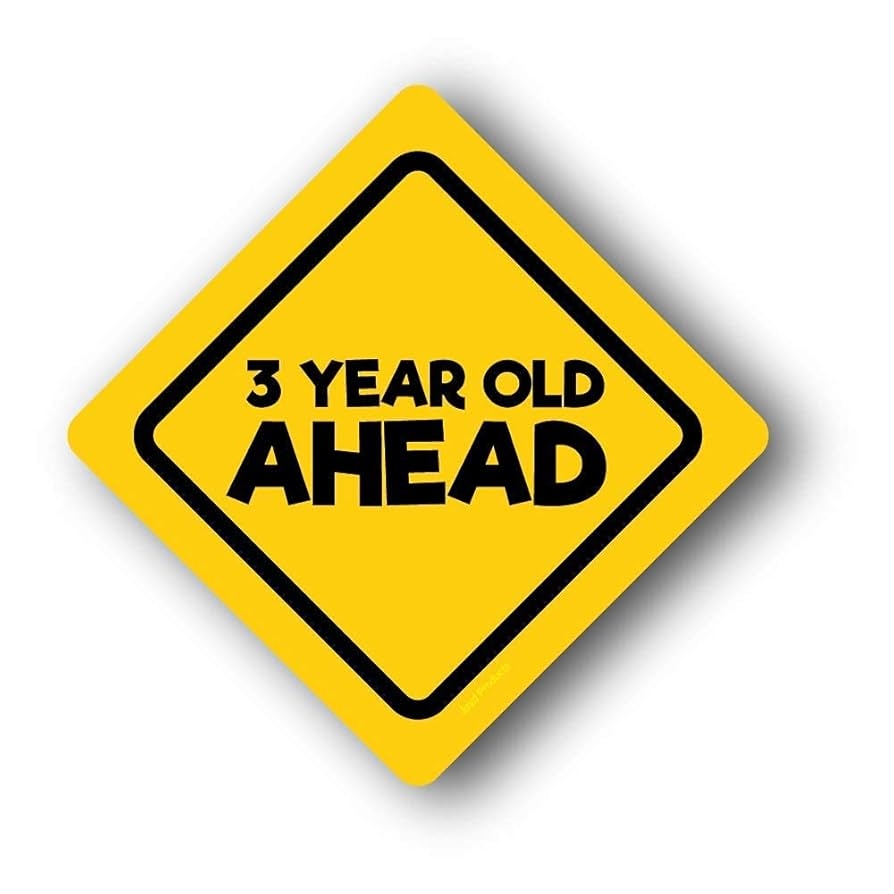 Amazon Jayd Products 3 Year Old Birthday Caution Signs 3ct 16 5 Across Construction Party Signs Threenager Ahead Three Year Old Ahead And Happy Birthday Cut outs Industrial Scientific