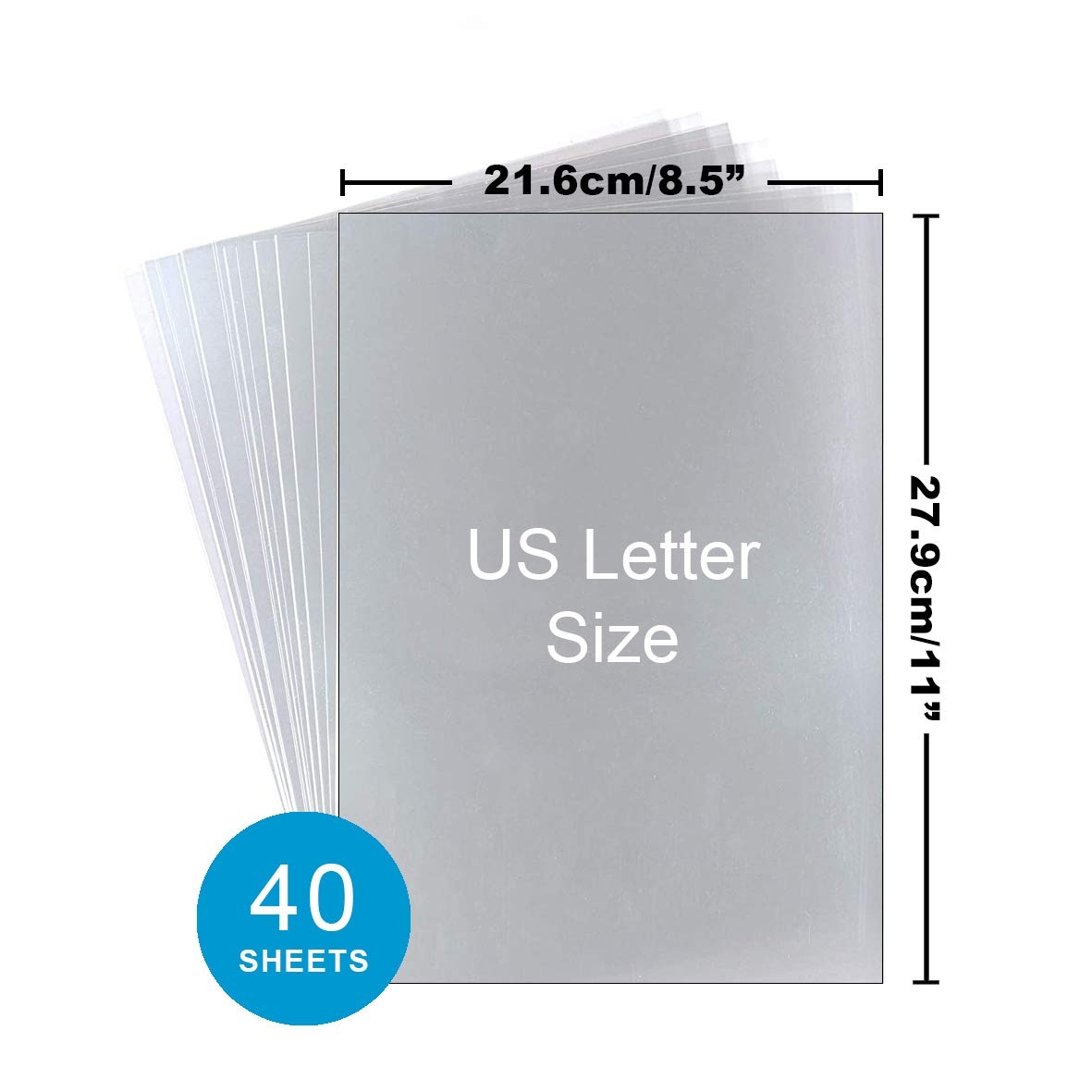 Amazon Ohp Clear Printable Transparency Film 8 5 X 11 Inches For Overhead Projectors For Laser Printers 40 Sheets Office Products