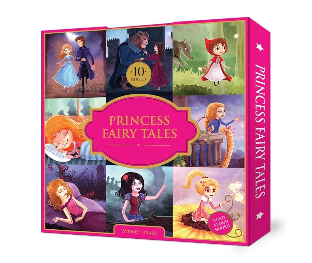 Amazon Princess Fairy Tales Boxset A Set Of 10 Classic Children Fairy Tales Abridged And Retold 9789388369015 Wonder House Books Books