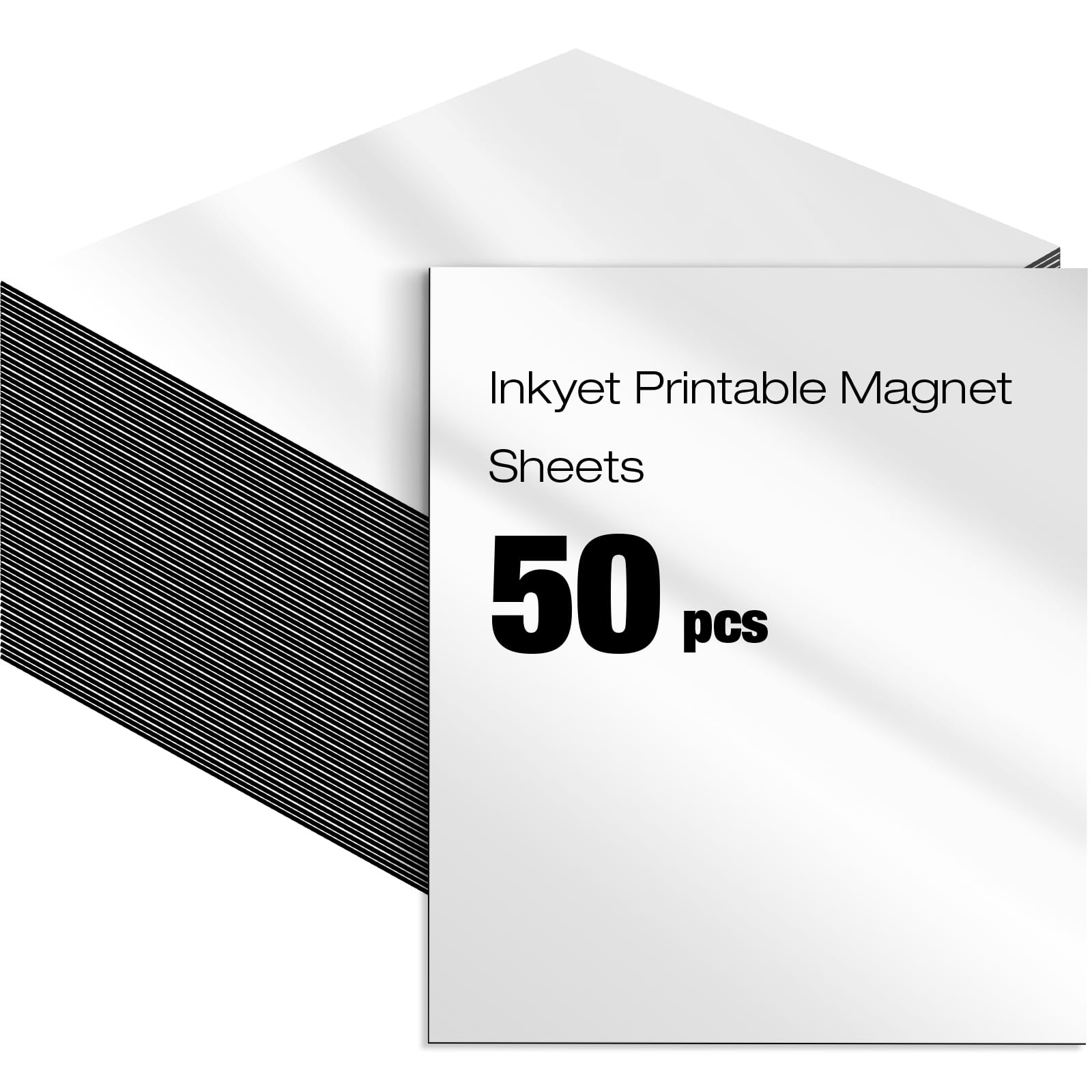 Amazon Xuhal 50 Pcs 8 5 X 11 Glossy Printable Magnetic Sheets DIY Non Adhesive Magnetic Printer Paper 11 Mil Thick Waterproof Quick Drying For Inkjet Photo Picture Office Products