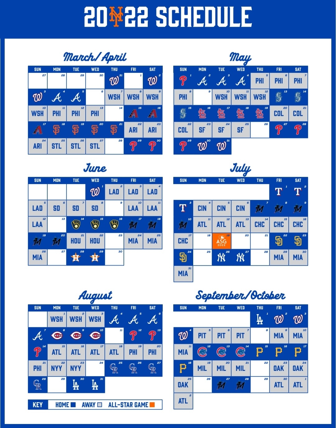 Anthony DiComo On X Here Is The Full 2022 Mets Schedule Https t co UnrJMr1HpZ X