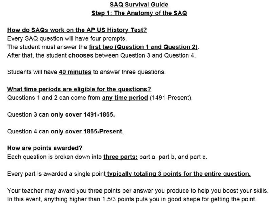 AP History MCQ And SAQ Guide Amped Up Learning