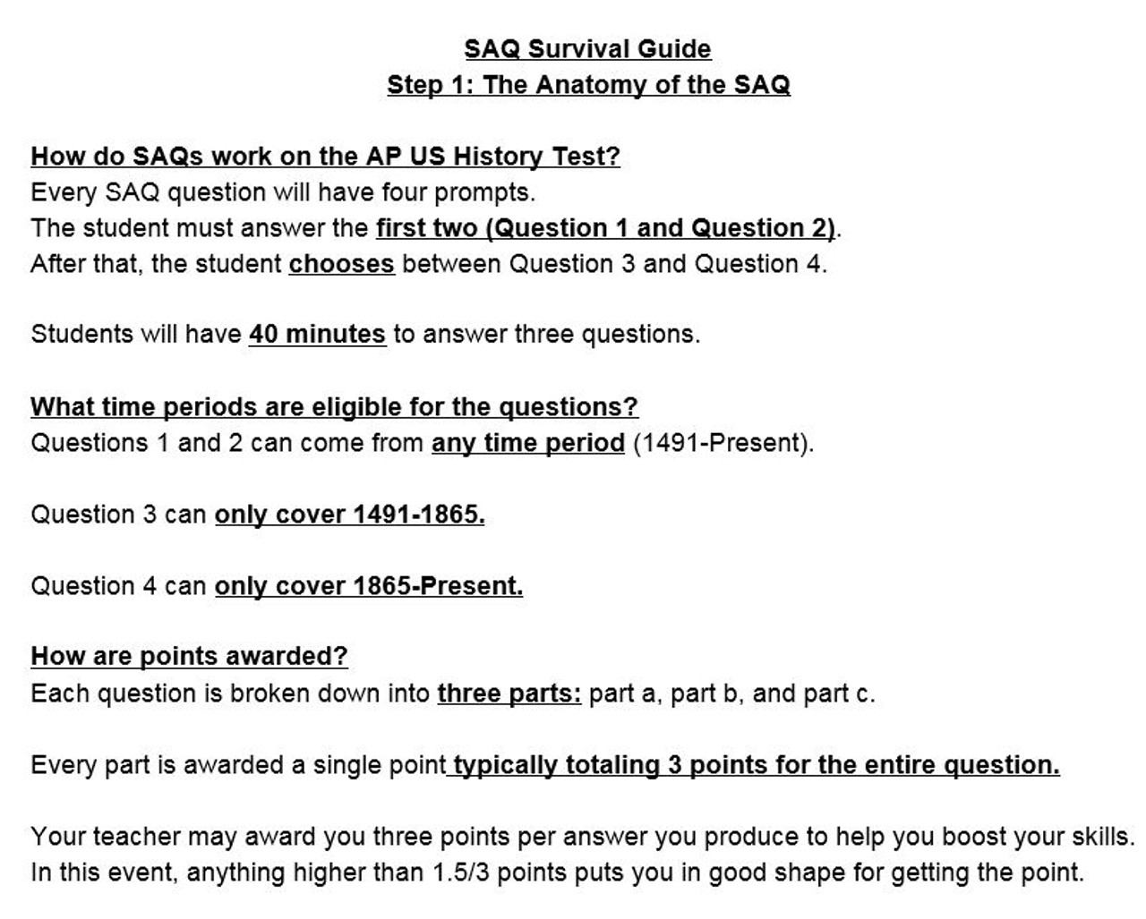 AP History MCQ And SAQ Guide Amped Up Learning AP History MCQ And SAQ Guide Amped Up Learning