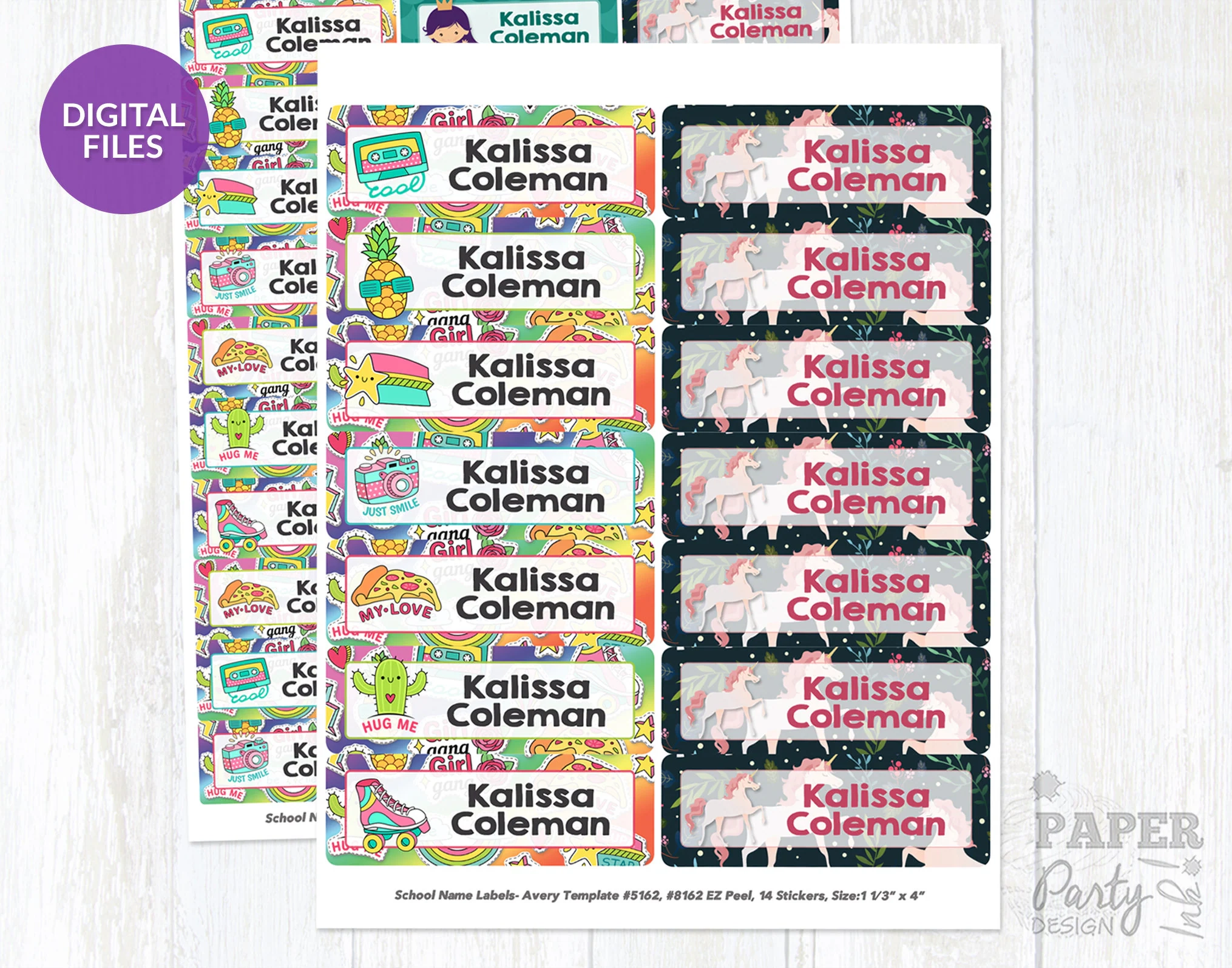 Printable Planner Stickers For Avery 5167