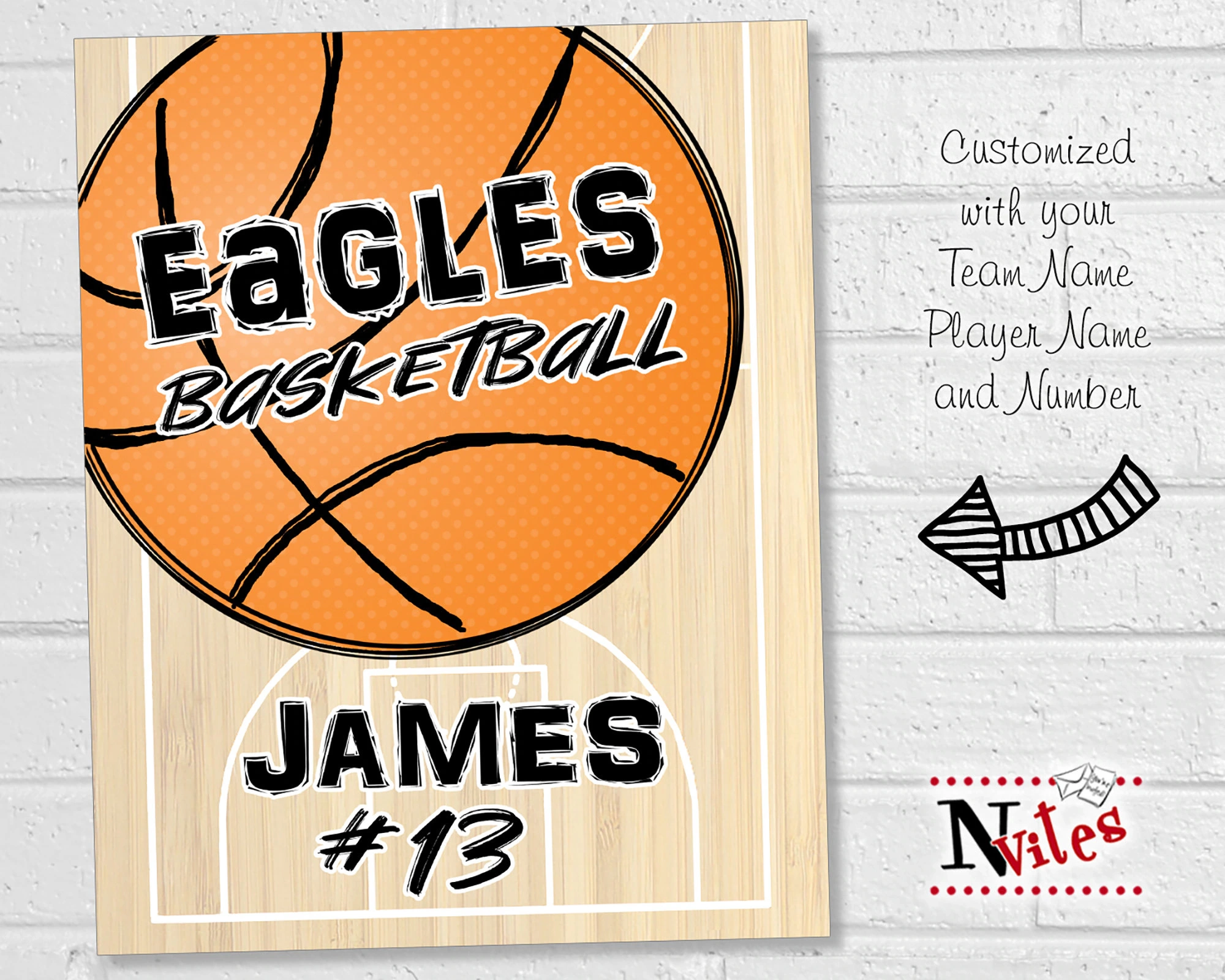 Basketball Locker Signs Printable