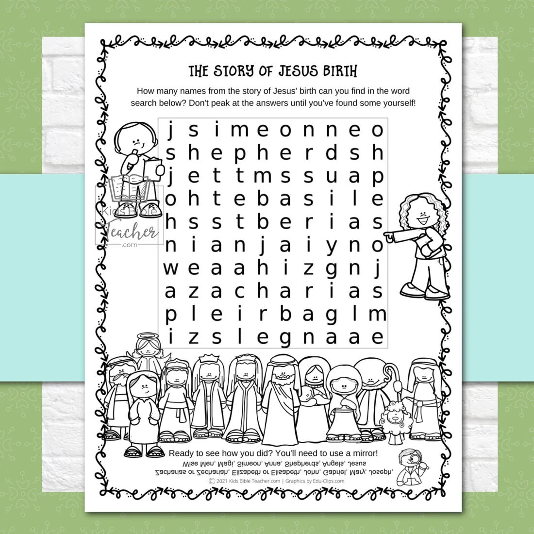 Bible Worksheets Kids Bible Teacher