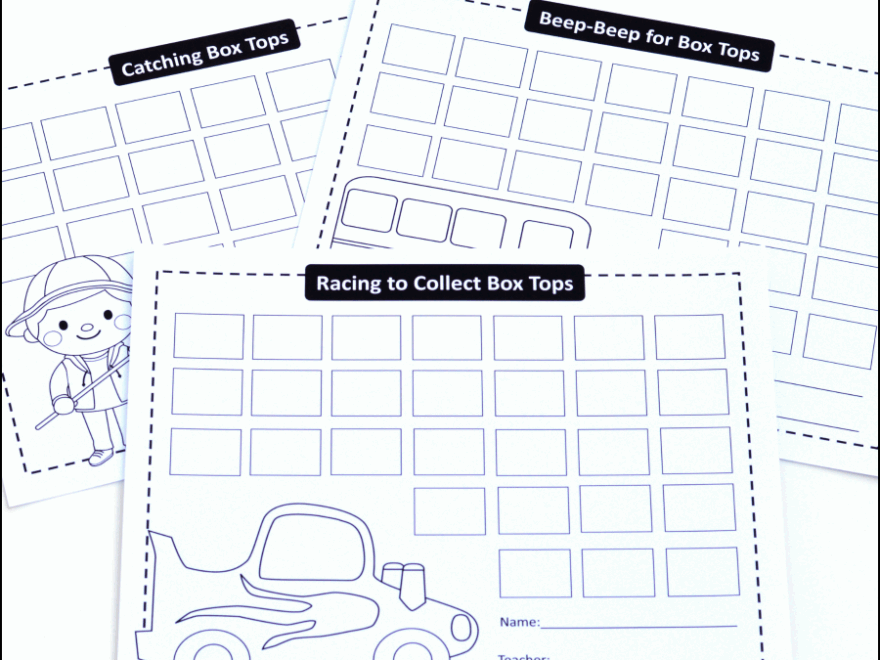 Box Tops Collection Free Printable Forms The Resourceful Mama