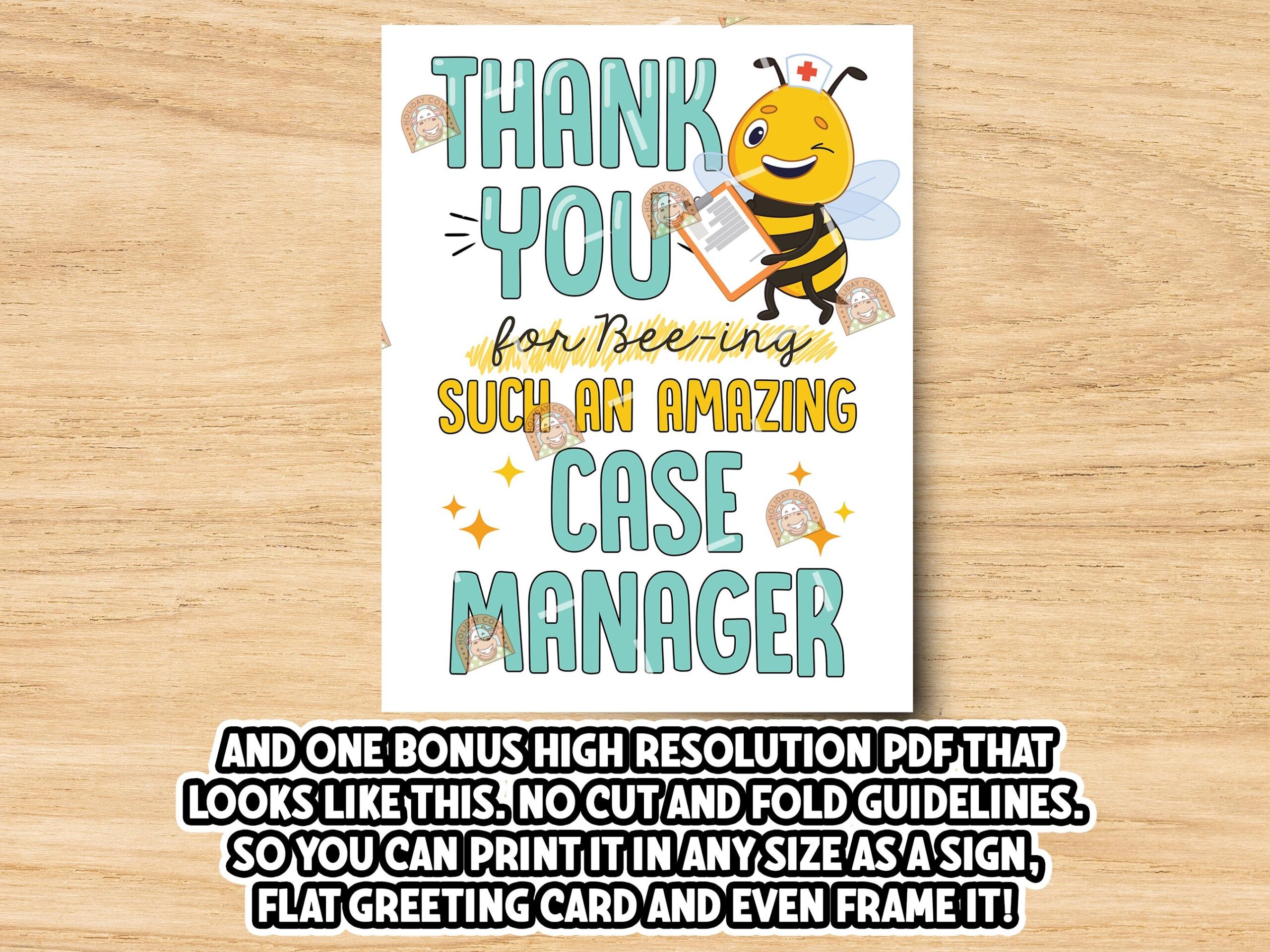 Case Manager Printable Signs